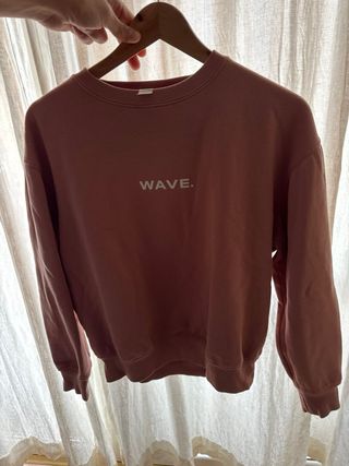 Sudadera Wave rosa