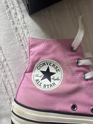 Converse Chuck Taylor All Star rosas plataforma