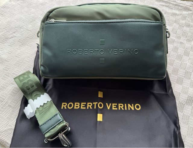 Bolso bandolera Roberto Verino verde Nuevo 