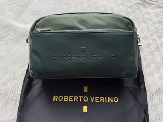 Bolso bandolera Roberto Verino verde Nuevo 