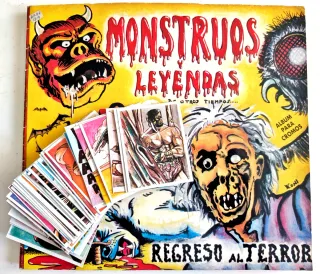 Álbum Cromos Monstruos y Leyendas. Leer