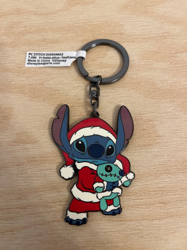 Llavero Stitch Disney Navidad