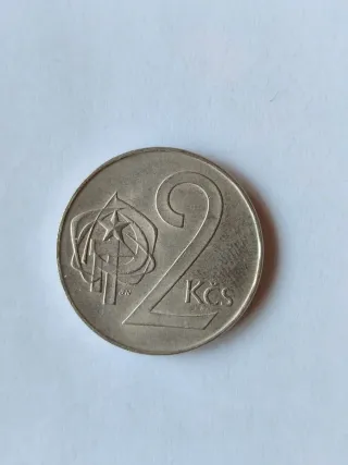 Moneda 2 Kcs Checoslovaquia