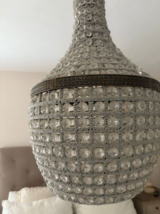 Lámpara de techo colgante de cristal