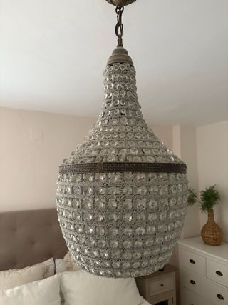 Lámpara de techo colgante de cristal