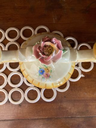 Portacandele in porcellana Manises