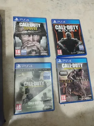 Consola PS4 Pro 1 TB Negra + 4 Juegos Call of Duty
