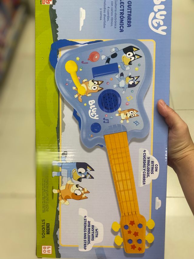 Guitarra Infantil Bluey