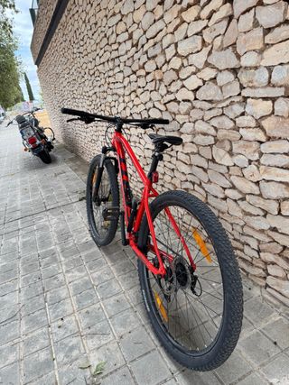 Bicicleta Montaña Scott Roja
