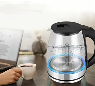 Hervidor Eléctrico Vidrio 1.8L Luz LED