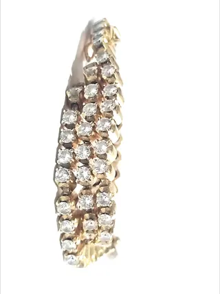 Pulsera Rivière Oro 18k Diamantes