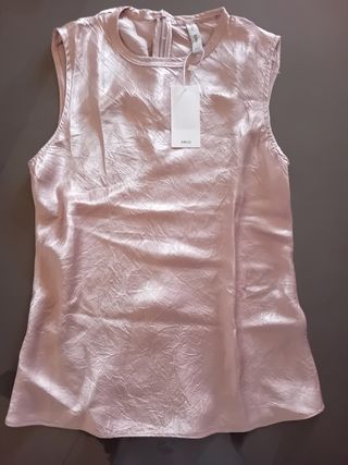 Top Mango Rosa Sin Estrenar