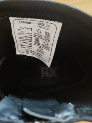 Botines XTI Negros Talla 37