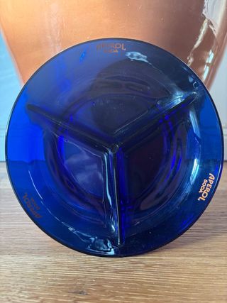Piatto Aperitivo Aperol Soda Pubblicitario Blu