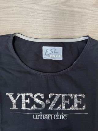 Maglia YES-ZEE donna nera