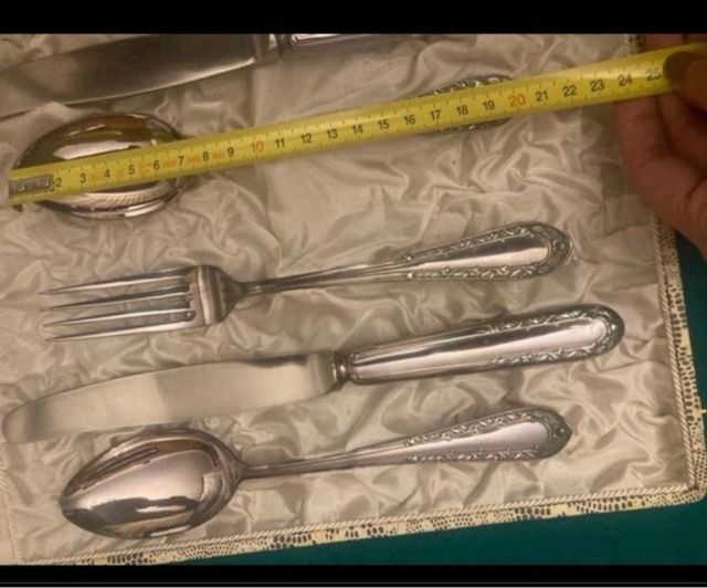 Estuche Cubiertos Alpaca Años 50