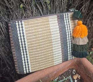 Bolso Adolfo Dominguez Rafia Multicolor