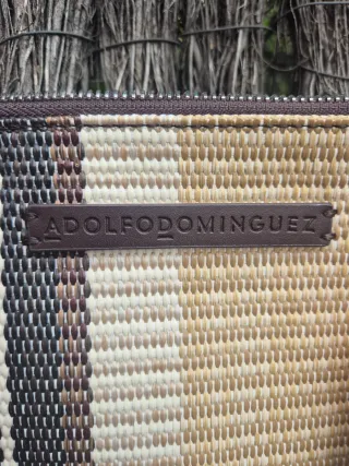 Bolso Adolfo Dominguez Rafia Multicolor