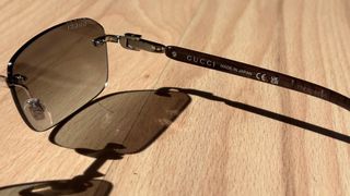 Gafas de sol Gucci marrones y plateadas GG1221S 