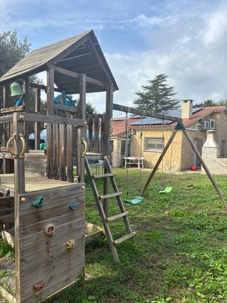 Parque infantil madera exterior