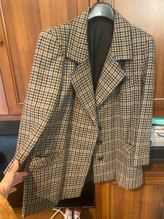Giacca vintage a quadri