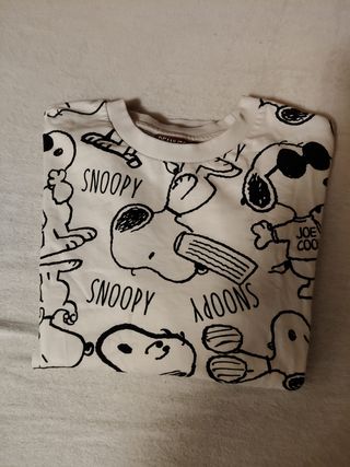 Felpa Snoopy Peanuts bianca XS