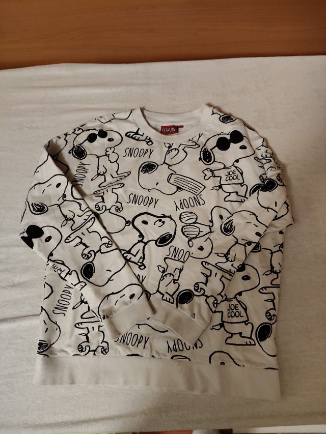 Felpa Snoopy Peanuts bianca XS