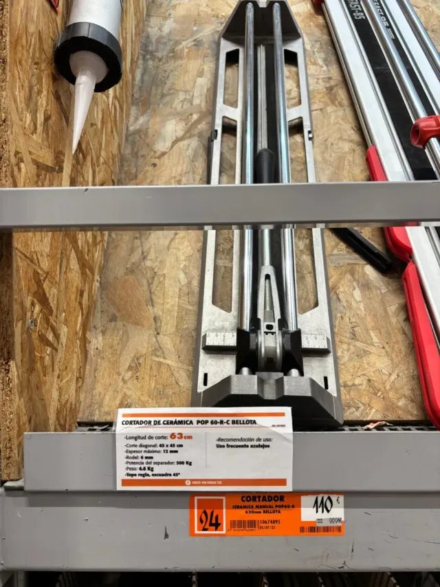 Cortadora Azulejos Bellota POP60RC
