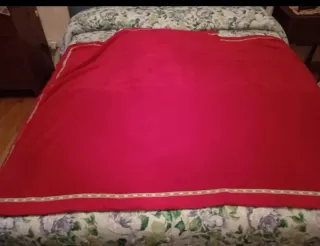 Coperta pile Gianfranco Ferrè rossa