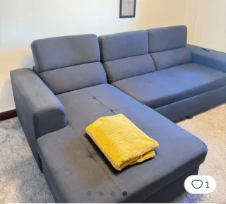Sofá Cheelong Gris semi nuevo