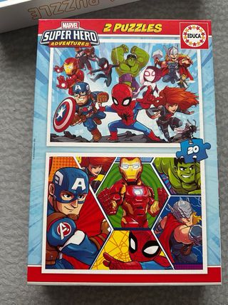 Puzzles Educa Superhéroes Marvel +3 años