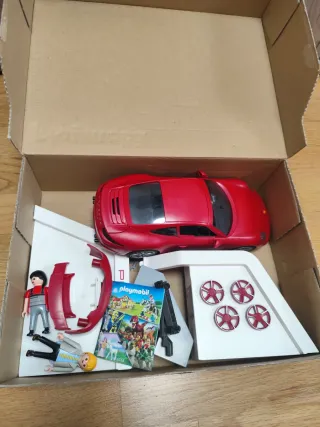 Playmobil Porsche Taller Mecánico
