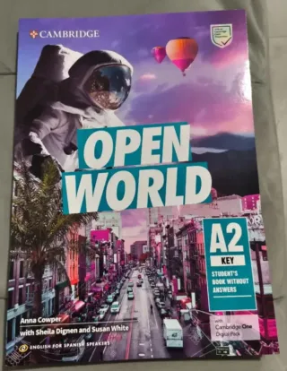Open World A2 Key Student's Book NUEVO A ESTRENAR