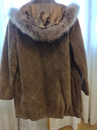 Abrigo de piel natural mujer Cortefiel