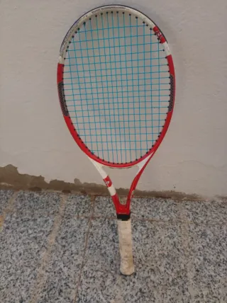 Raqueta de Tenis Dunlop Roja y Blanca