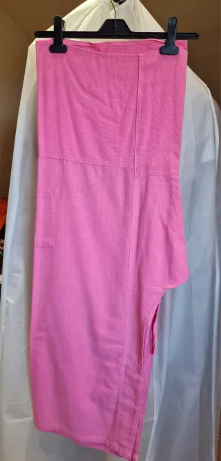 Pantalón tailandés rosa talla única