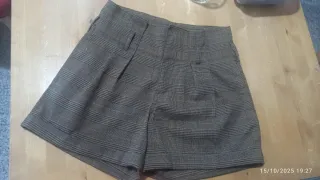 Pantalón vestir cuadros niña