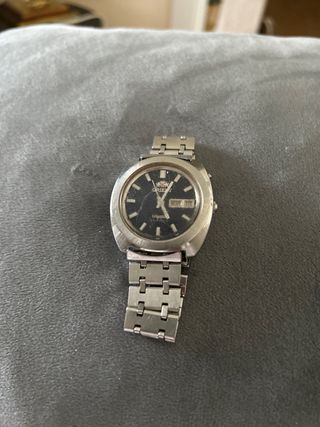 Reloj Orient Negro y Plateado