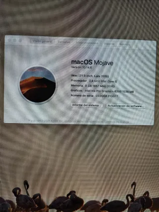 iMac 21.5 2015 1TB 8GB RAM