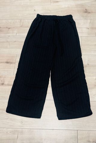 Pantalones negros flojos talla única