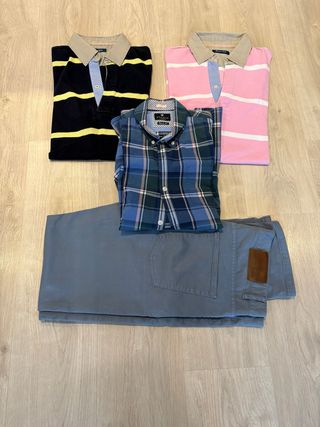 Lote Ropa Hombre: Polos y Pantalón