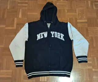 Sudadera New York Negra y Blanca
