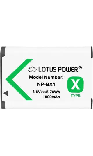 Batería LOTUS POWER NP-BX1 1600mAh