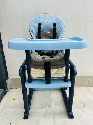 Trona Jané Activa convertible pupitre azul