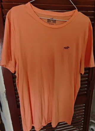 Camiseta Hollister Naranja