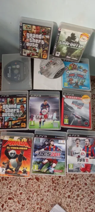 Lote Juegos PS3: FIFA, PES, GTA, Call of Duty