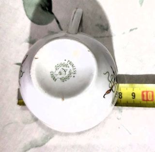 3 Tazas y 2 Platos Princess China Antiguos