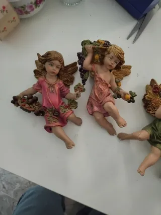 Ángeles decorativos pintados a mano l'ós mayores 1