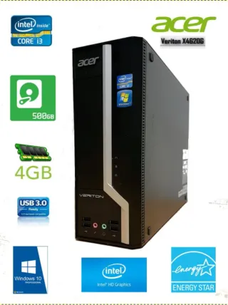 Acer Veriton X4620G Core i3 500GB 4GB RAM