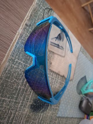 Gafas de sol unisex azules y moradas